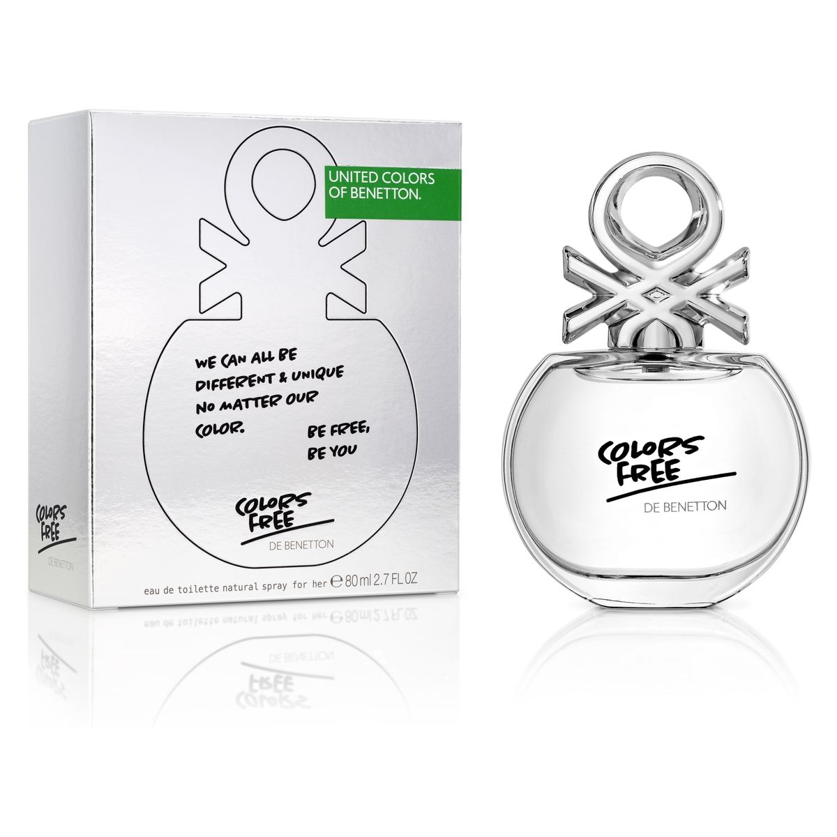BENETTON - Perfume Mujer Benetton Colors Free Her 80 ml Eau de toilette 