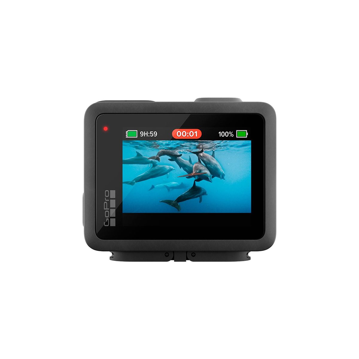 GOPRO - Cámara  GoPro Hero | Cámara de Acción Resistente al Agua| Video en 4K| 12 MP | Pantalla 1,76 Pulgadas | Peso 86 Gramos | Estabilizador de Imagen | Video en Cámara Lenta