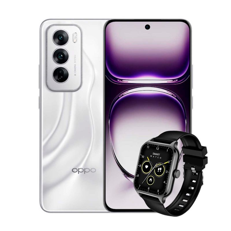 OPPO - Celular OPPO Reno12 512 GB 5G|12 GB RAM|Cámara principal 50 MP dual + 8 MP + 2 MP | Cámara frontal 32 MP| Pantalla 6.7" | Carga rápida de 80 W SUPERVOOC|Procesador MEDIATEK Dimensity 7000