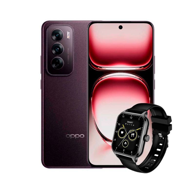 OPPO - Celular OPPO Reno12 512 GB 5G|12 GB RAM|Cámara principal 50 MP dual + 8 MP + 2 MP | Cámara frontal 32 MP| Pantalla 6.7" | Carga rápida de 80 W SUPERVOOC|Procesador MEDIATEK Dimensity 7000