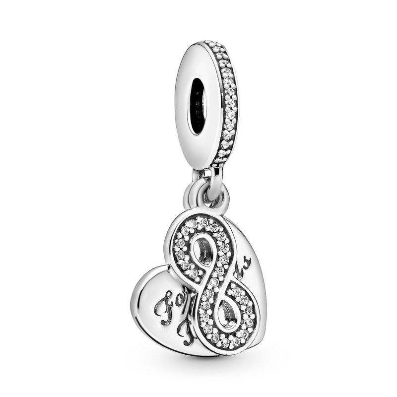 PANDORA - Charm Pandora Amigas Para Siempre Plata Esterlina