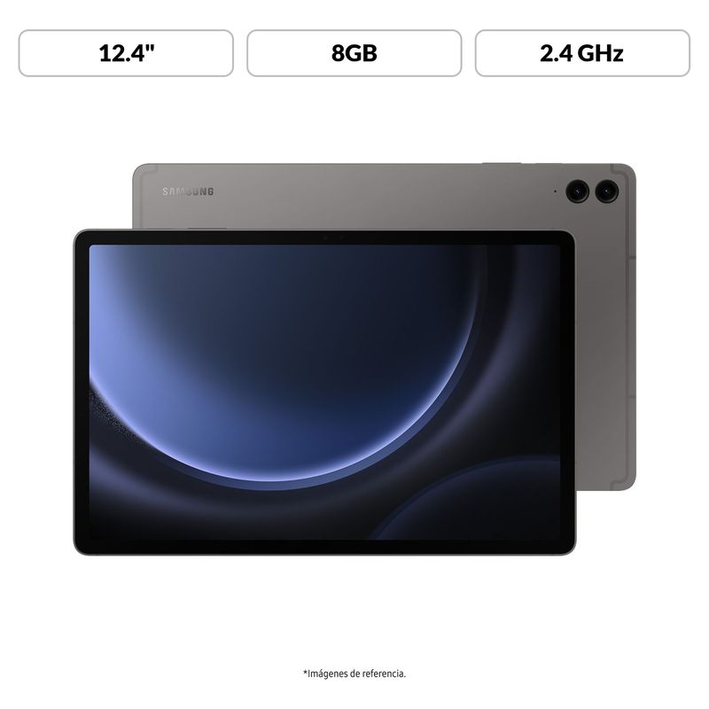 SAMSUNG - Tablet Samsung Galaxy Tab S9 FE+ 128GB Gris 12.4 Pulgadas 128GB