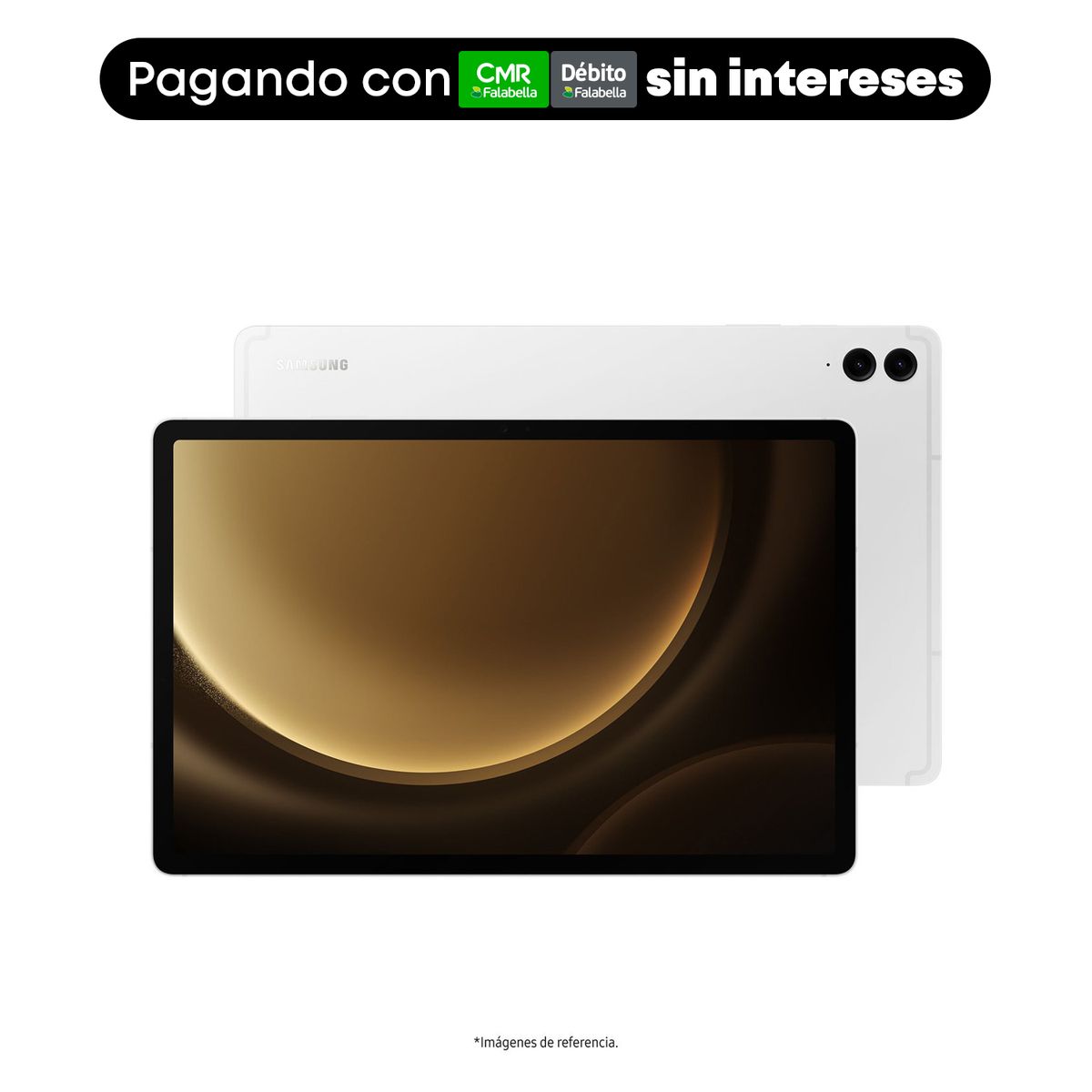 SAMSUNG - Tablet Samsung Galaxy Tab S9 FE+ 128GB Gris 12.4 Pulgadas 128GB