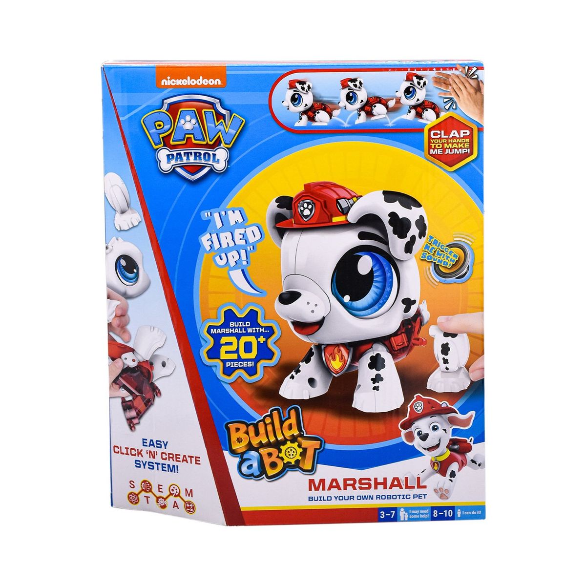  - Muñeco Electrónico Build A Bot Paw Patrol Marshall