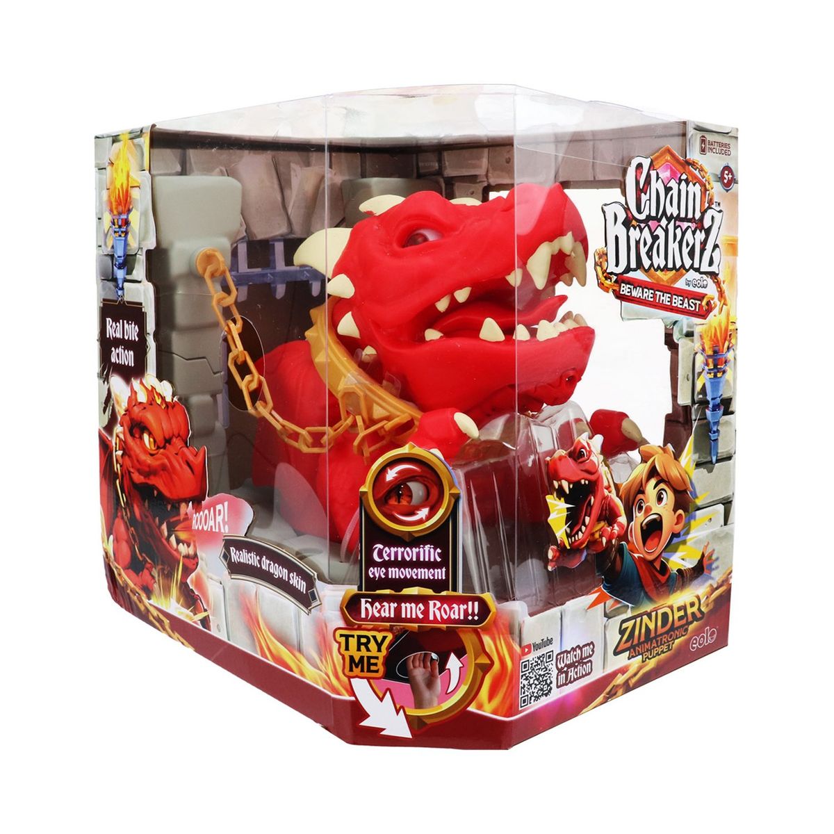  - Títere Electronico Dragón Red Chain Breakerz