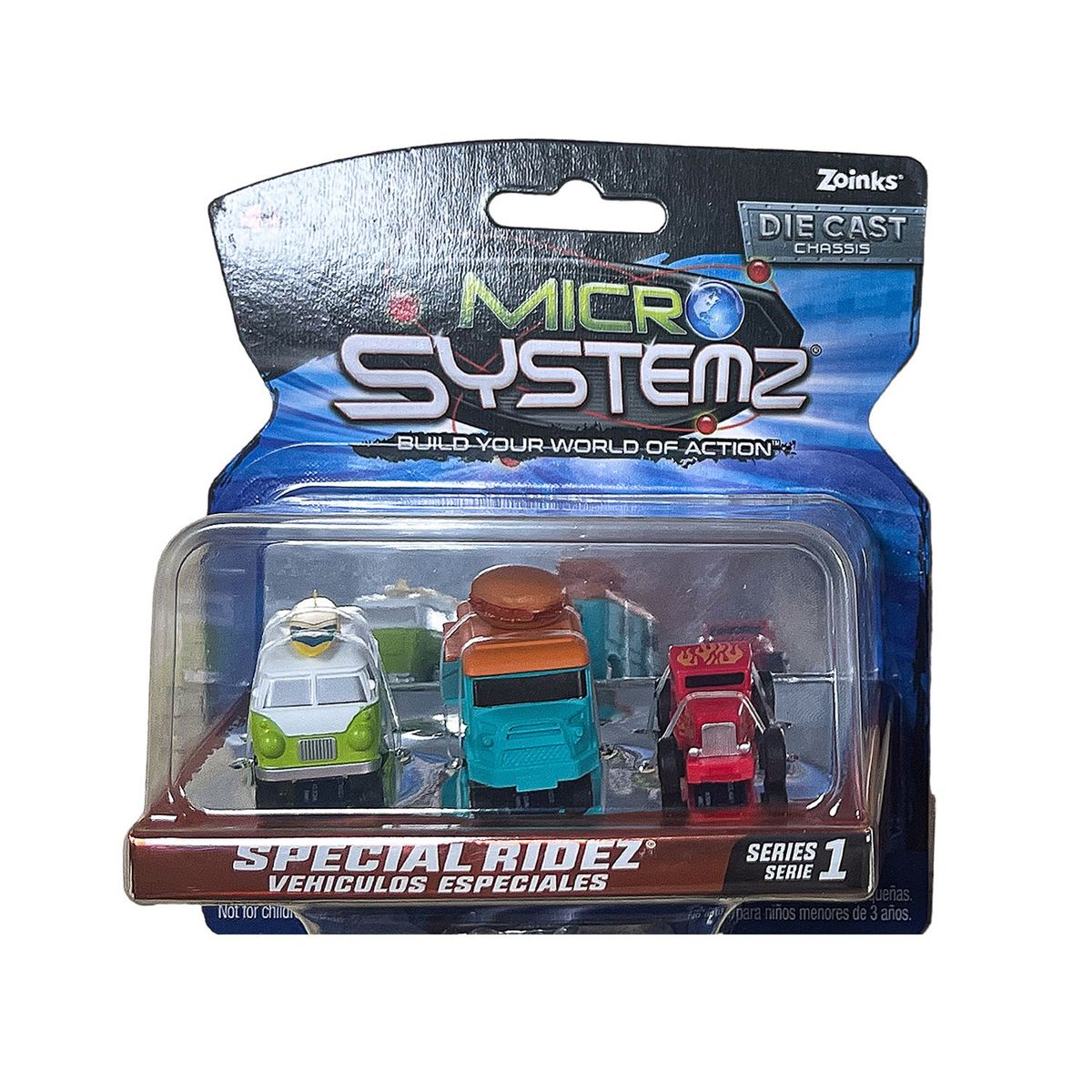  - Pack  X 3 Carros Special Ridez Micro Systemz
