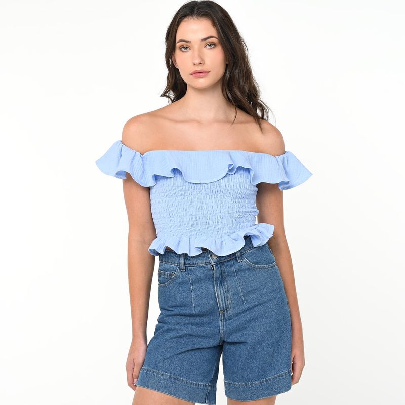 SYBILLA - Blusa Mujer Sin mangas de Algodón Sybilla
