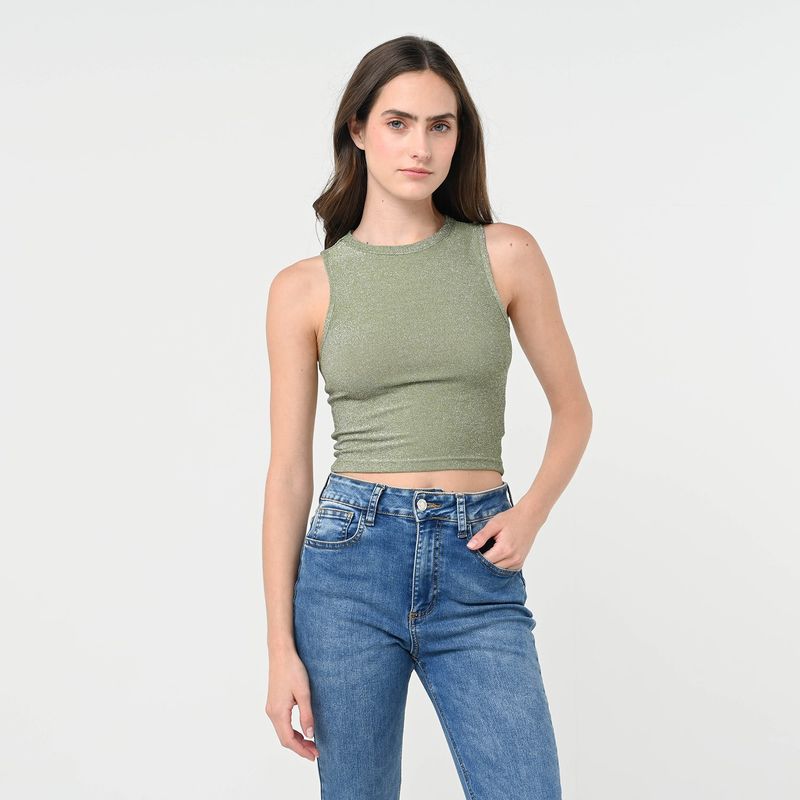 SYBILLA - Blusa Mujer Sin mangas Sybilla