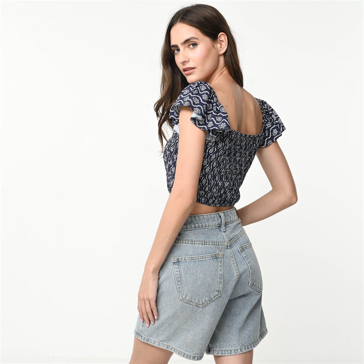 SYBILLA - Crop top Mujer Sin mangas Sybilla 