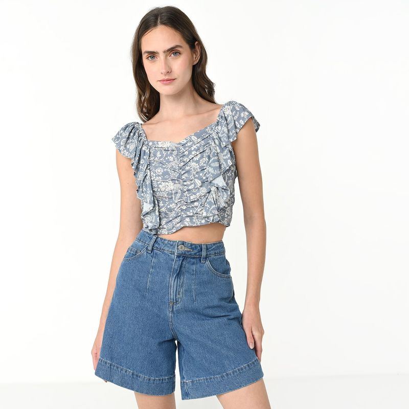 SYBILLA - Blusa Mujer Sin mangas Sybilla