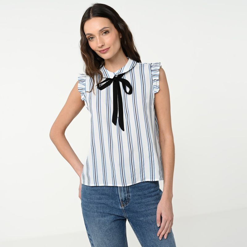 SYBILLA - Blusa Mujer Sin mangas Sybilla