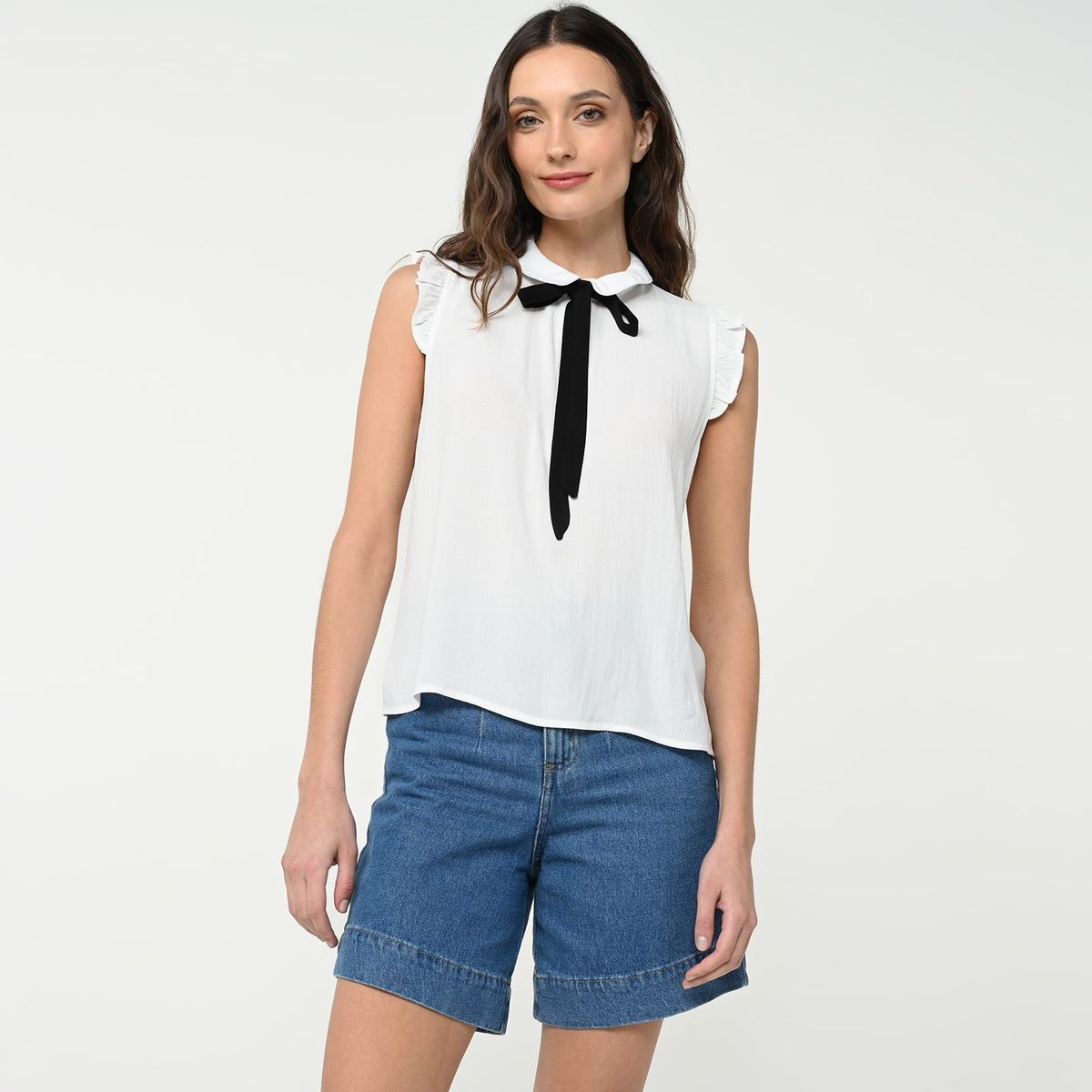 SYBILLA - Blusa Mujer Sin mangas Sybilla