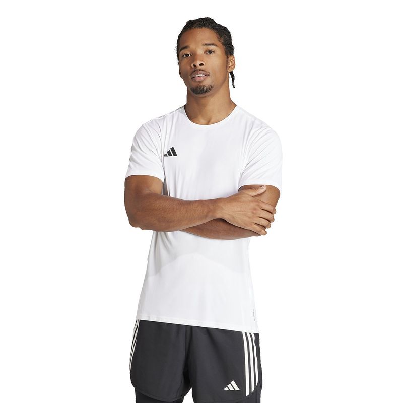 ADIDAS - Camiseta deportiva Hombre Adidas Manga corta Running AEROREADY