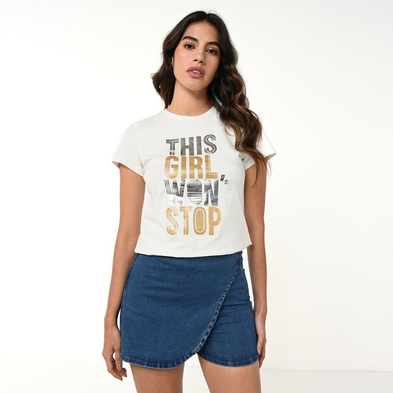 MOSSIMO - Falda Mini Mujer de Algodón Mossimo
