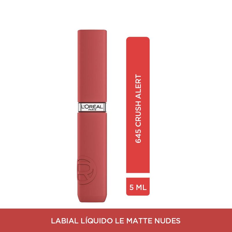 LOREAL PARIS - Labial Liquido Infallible Matte Nudes First Move Loreal Paris 5 ml 