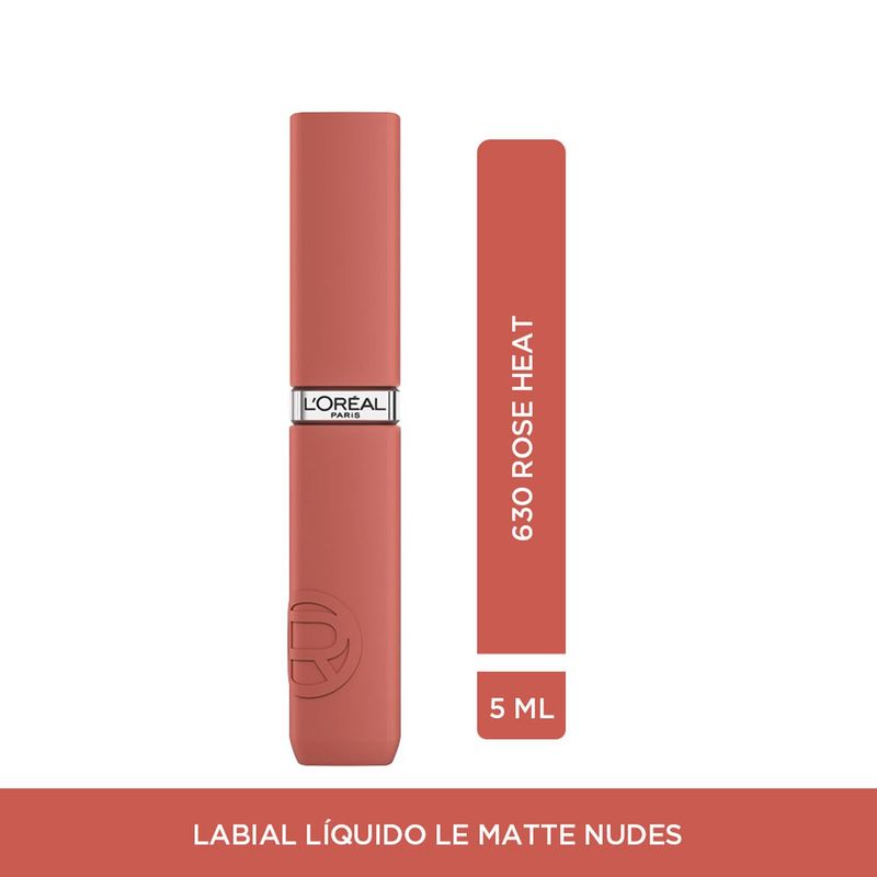 LOREAL PARIS - Labial Liquido Infallible Matte Nudes First Move Loreal Paris 5 ml 