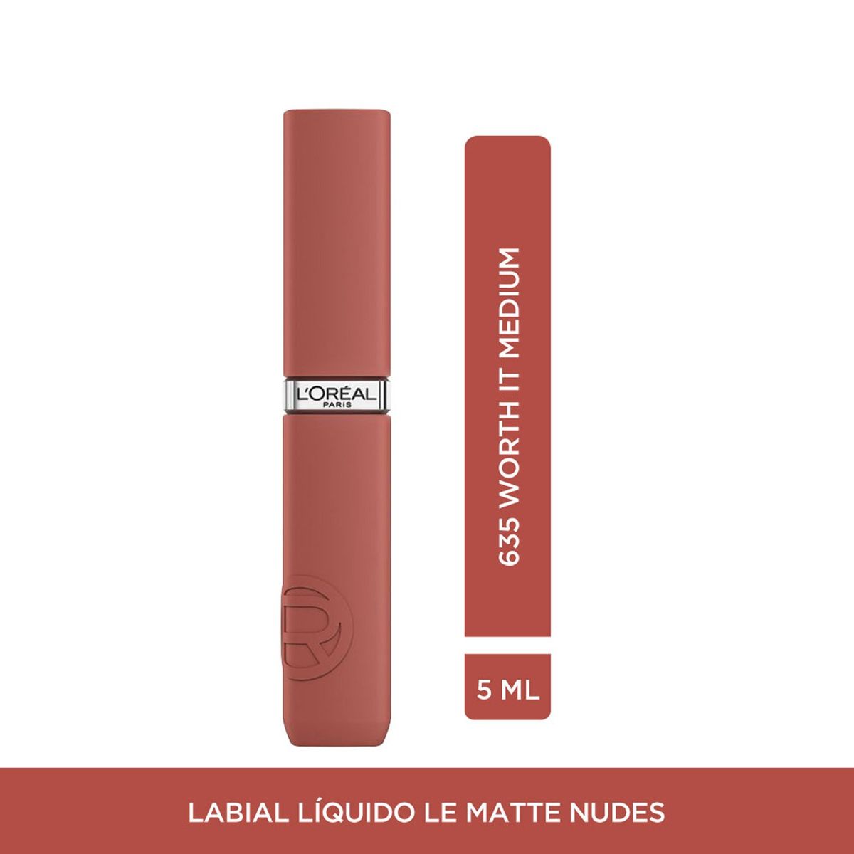 LOREAL PARIS - Labial Liquido Infallible Matte Nudes First Move Loreal Paris 5 ml 