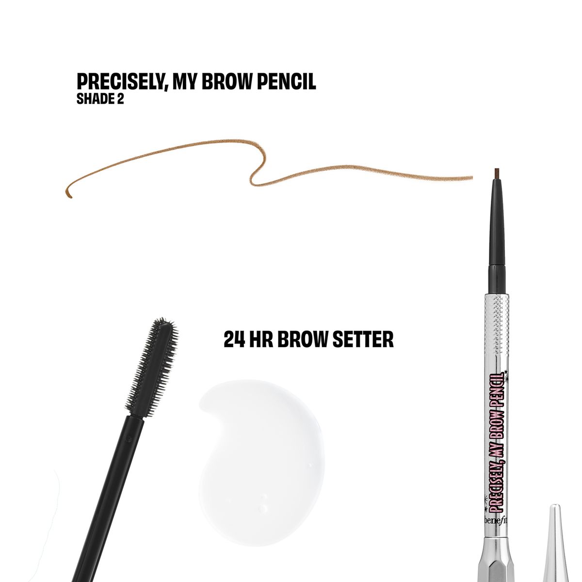BENEFIT - Kit lápiz para cejas + gel fijador de cejas Benefit Bigtime Brow Minis