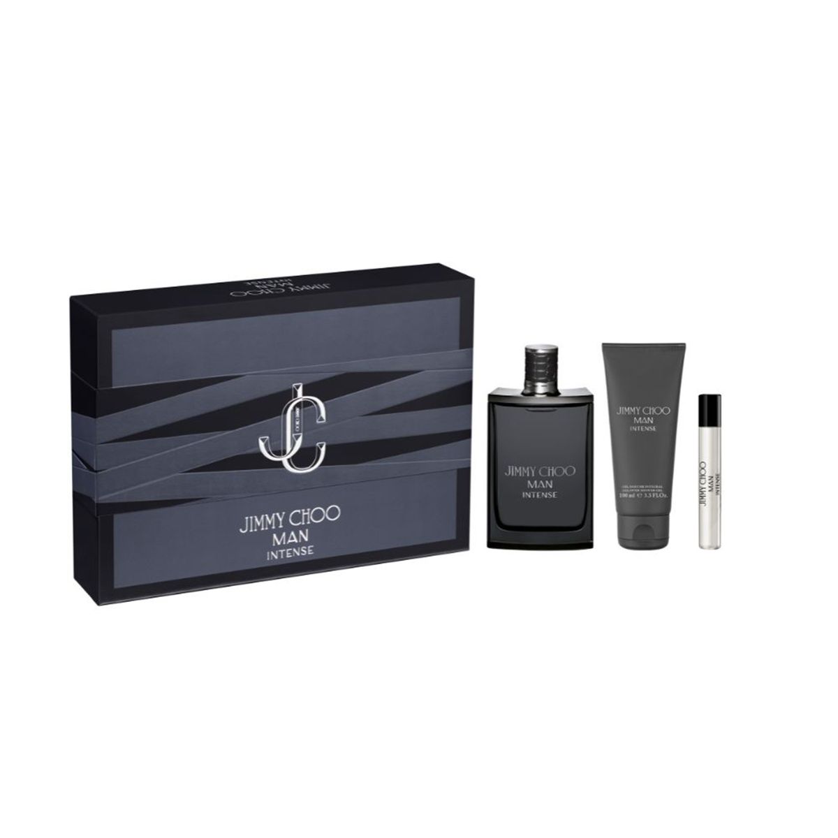 JIMMY CHOO - Set de Perfume Hombre Jimmy Choo 100 ml + Eau de toilette 7.5 ml + SG 100 ml 