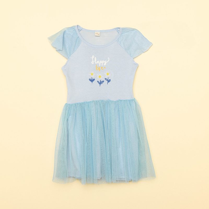 YAMP - Vestido Niña Tutú Manga corta Algodón Yamp