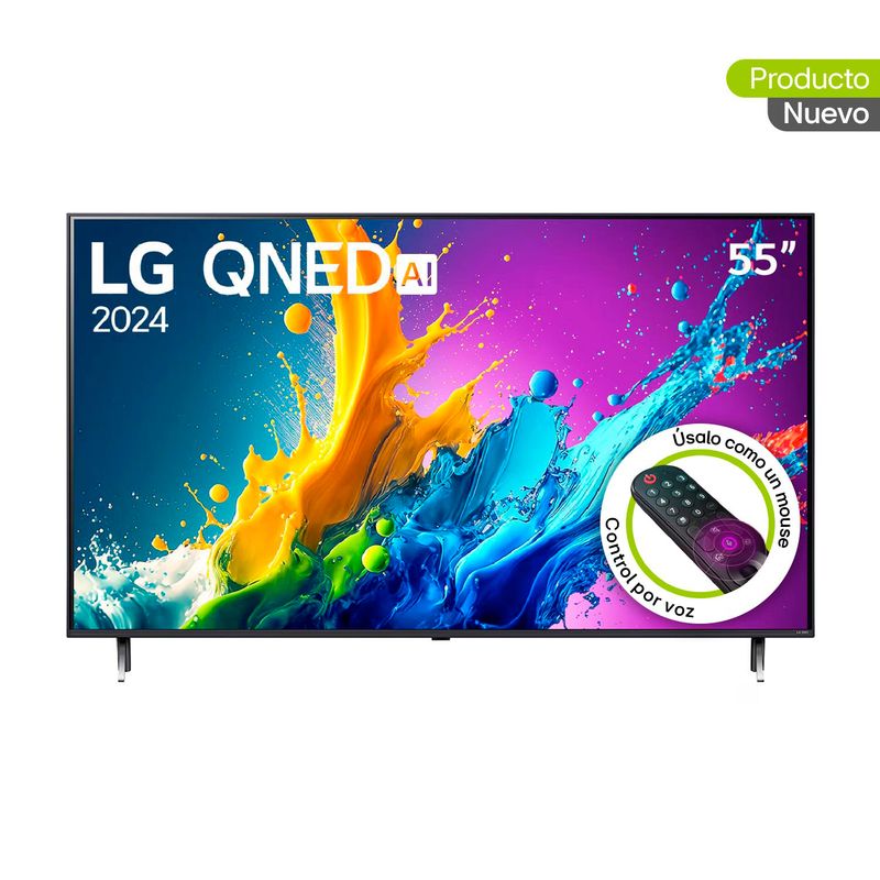 LG - Televisor LG | 55 pulgadas QNED 4K UHD | 55QNED80TSA