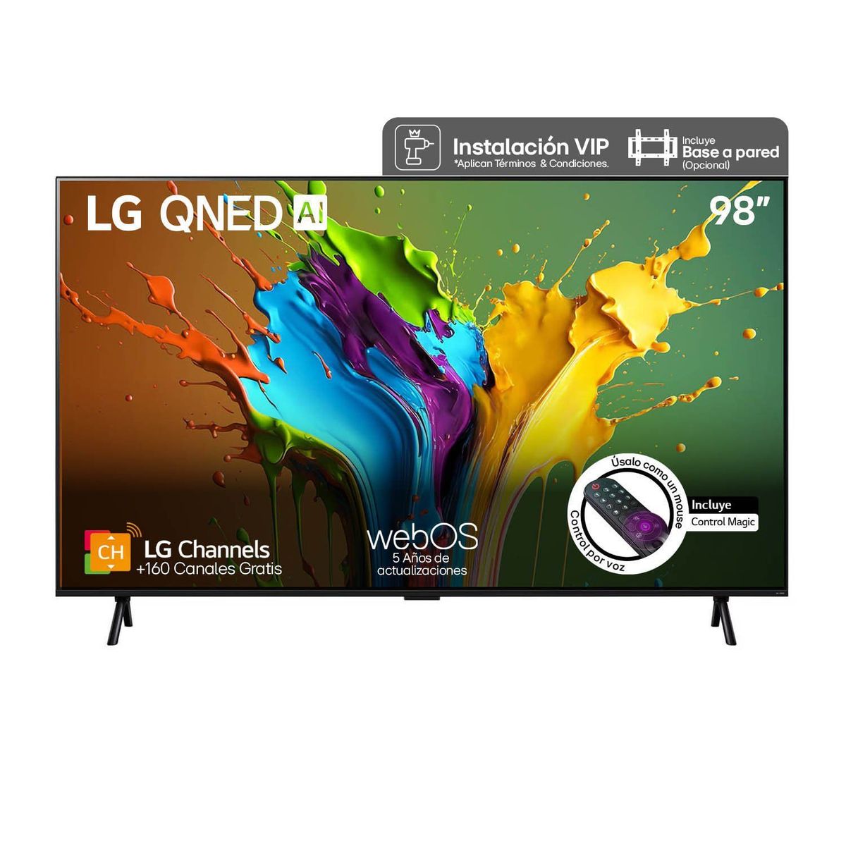 LG - Televisor LG | 98 pulgadas QNED 4K UHD | 98QNED89TSA