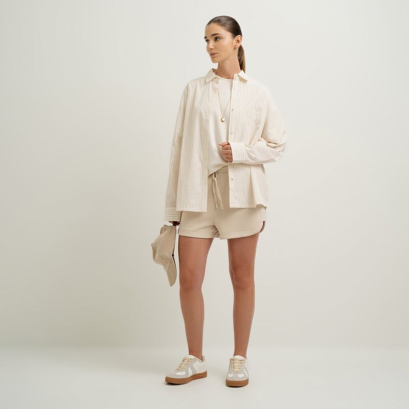 PUNTO BLANCO - Short de pijama Mujer Corto Polialgodón Punto Blanco