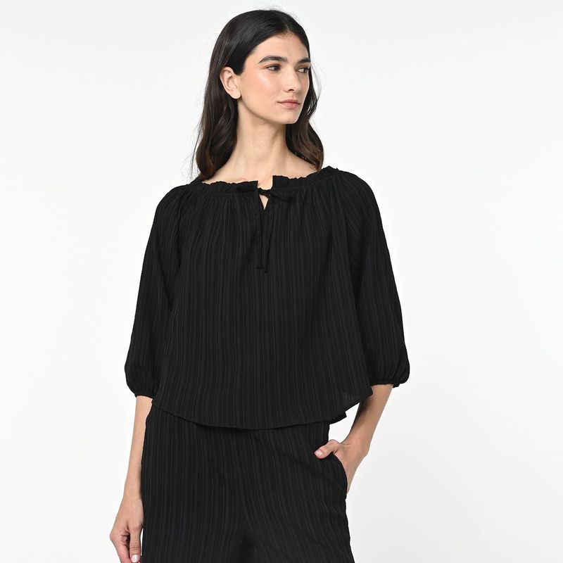 UNIVERSITY CLUB - Blusa Mujer Manga larga globo University Club