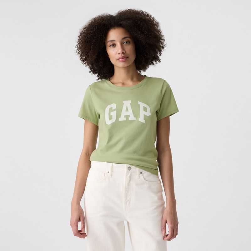 GAP - Blusa Mujer Con Estampado Manga corta De Algodón GAP