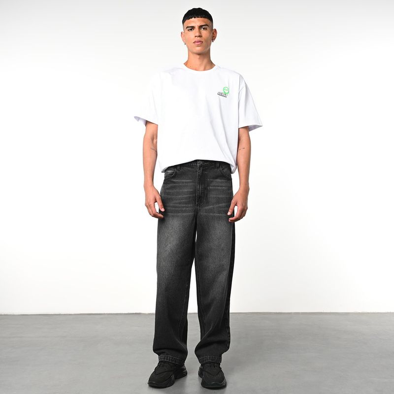 BEARCLIFF - Jean 5 Bolsillos Hombre Baggy de Algodón Bearcliff