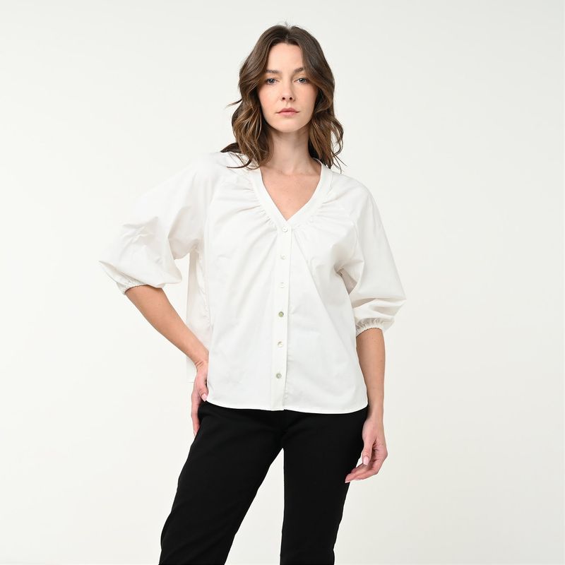 NEWPORT - Camisa Mujer Manga 3/4 Newport