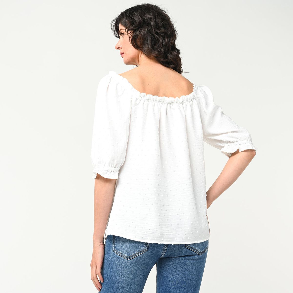 NEWBOAT - Blusa Mujer Manga corta de Algodón Newboat