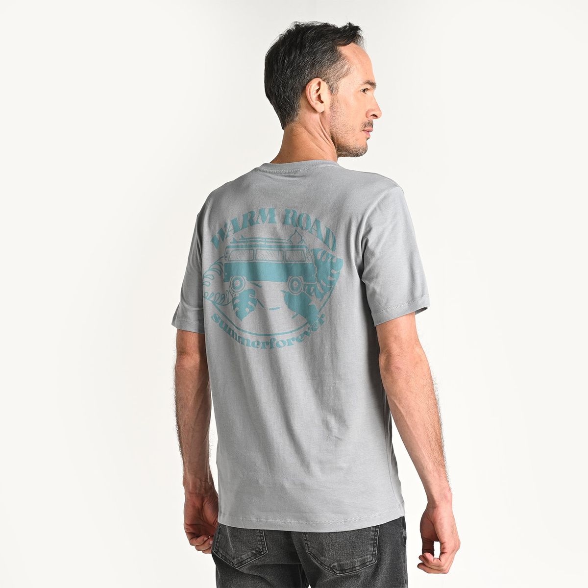 NEWPORT - Camiseta Hombre Manga corta con Estampado de Algodón Newport