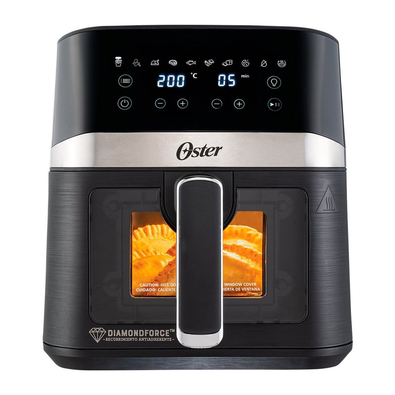 OSTER - Freidora de aire Oster Digital, Recubrimiento Diamond Force 4 lt