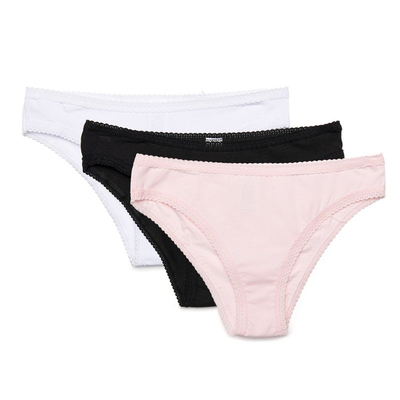 SYBILLA - Pantis Pack de 3 de Algodón Mujer Sybilla