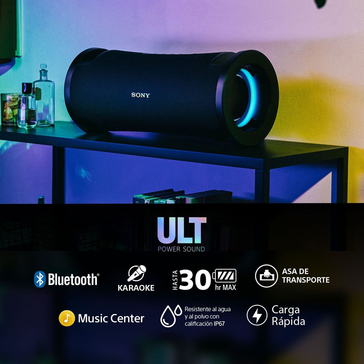 SONY - Parlante portátil Sony inalámbrico ULT FIELD 7