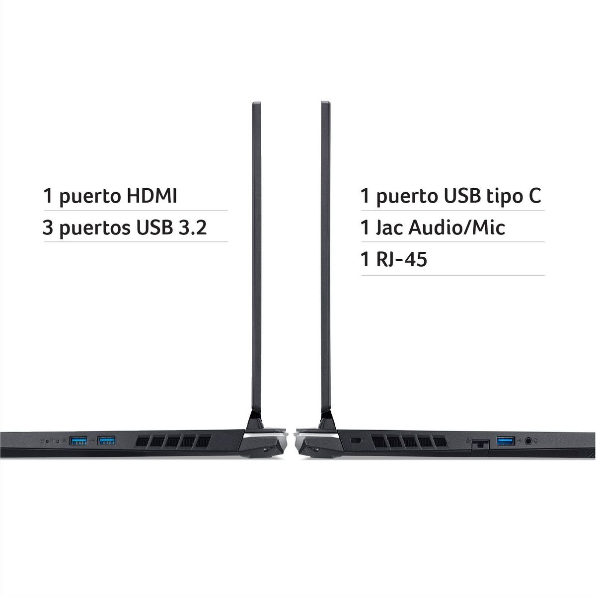 ACER - Portátil Gamer Acer Nitro 5|Geforce RTX 3050|Intel Core i5 | 8GB de RAM | 512GB SSD de Almacenamiento | Windows 11 | Pantalla 15.6 pulgadas | AN515-58-51S2 | Computador portátil