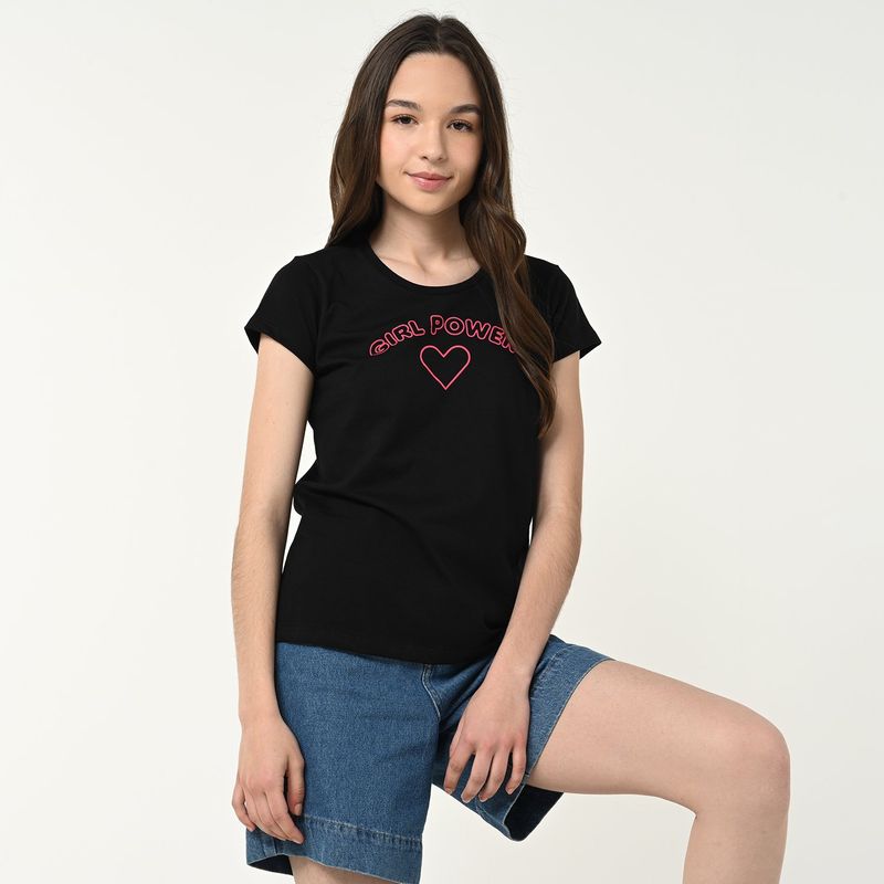ELV - Camiseta Niña Anudada Algodón ELV