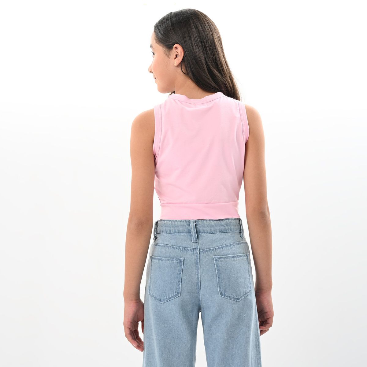 ELV - Camiseta Niña Anudada Algodón ELV