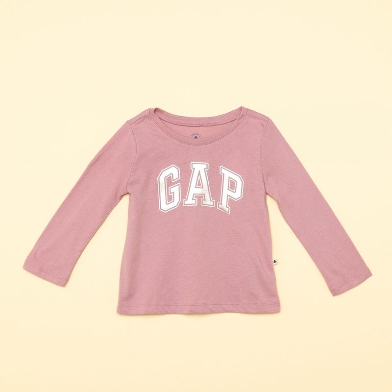 GAP - Camiseta Niña Manga larga Algodón GAP