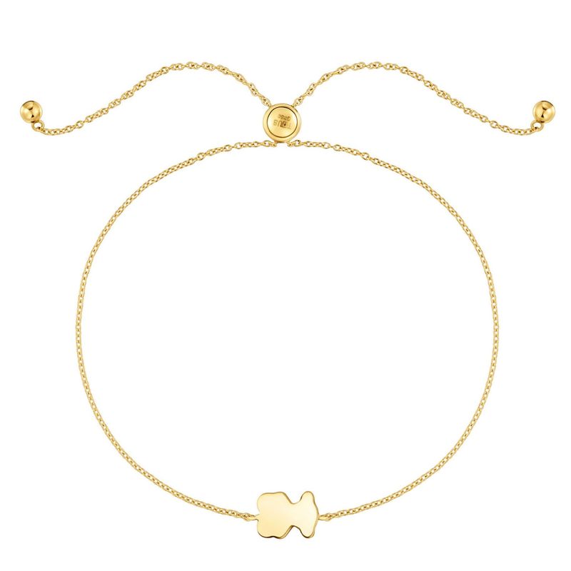 TOUS - Pulsera Motivo Oso De Oro Y Lapislázuli Tous 1950