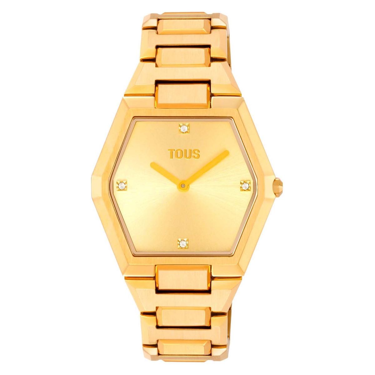 TOUS - Reloj analógico con brazalete acero IPG dorado Karat