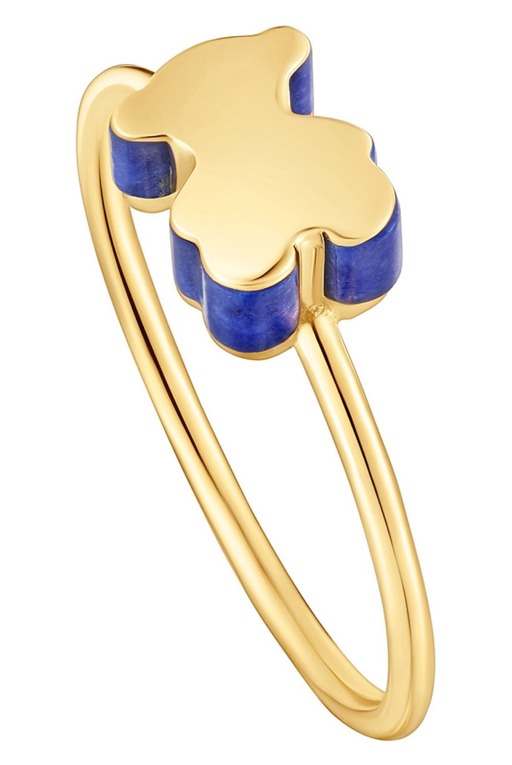TOUS - Anillo motivo oso de oro y lapislázuli Tous 1954