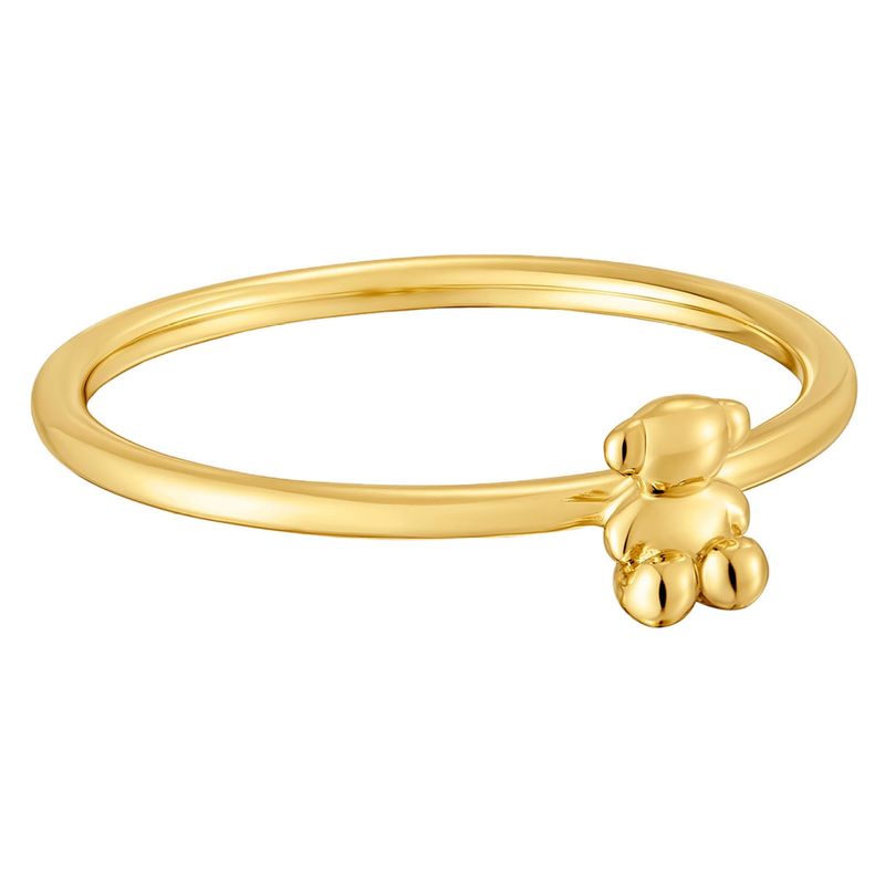 TOUS - Anillo de oro y detalle oso Bold Bear