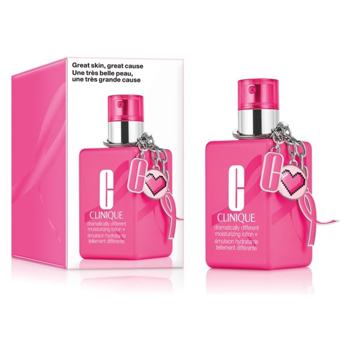 CLINIQUE - Hidratante facial Loción Dramatically Different Moisturizing+ Edición Especial Campaña contra el cáncer de mama Clinique  Para Piel Seca 200ml 