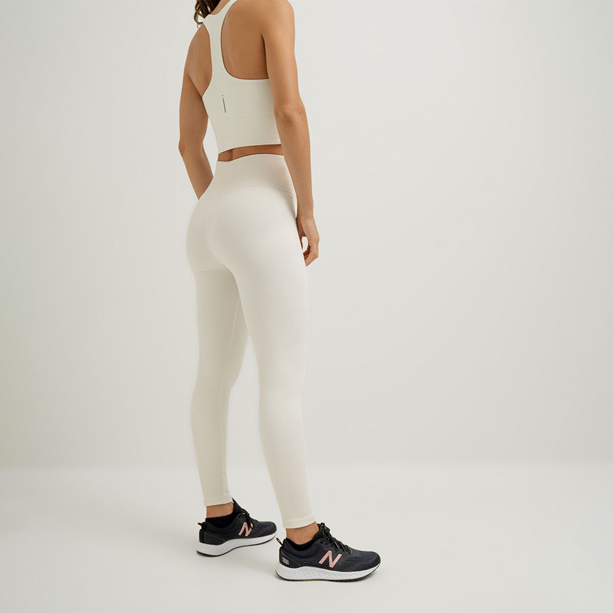 PUNTO BLANCO - Leggings Mujer Training Punto Blanco Acanalado