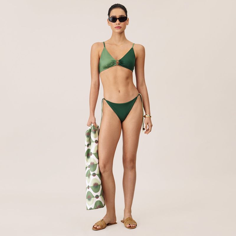 ONDA DE MAR - Top de vestido de baño Sand tipo deportivo con estampado Onda de Mar