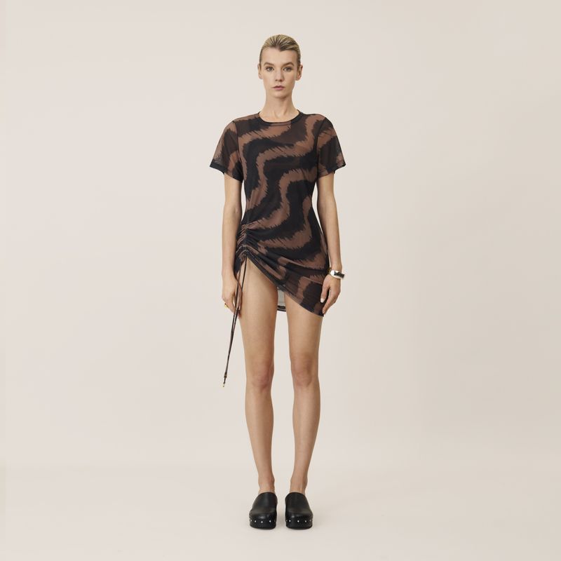 ONDA DE MAR - Salida de baño Blusa Animal print Onda de Mar