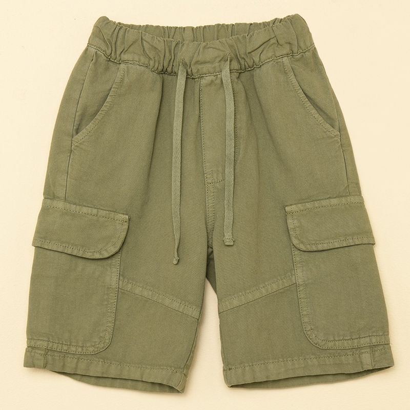 CONIGLIO - Bermuda Niño Cintura elásticada Tiro medio Algodón Coniglio