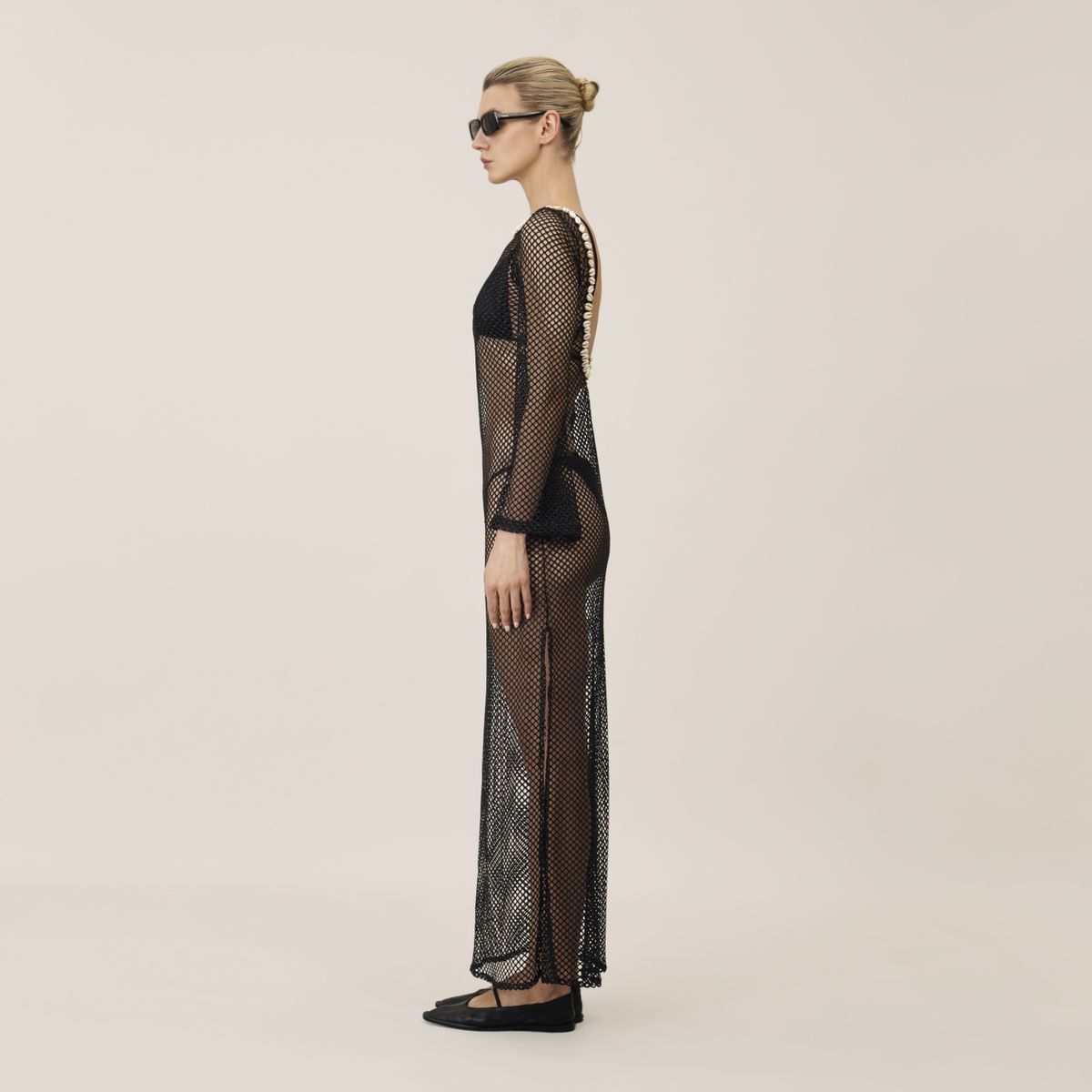 ONDA DE MAR - Salida de baño Vestido con bordado Onda de Mar